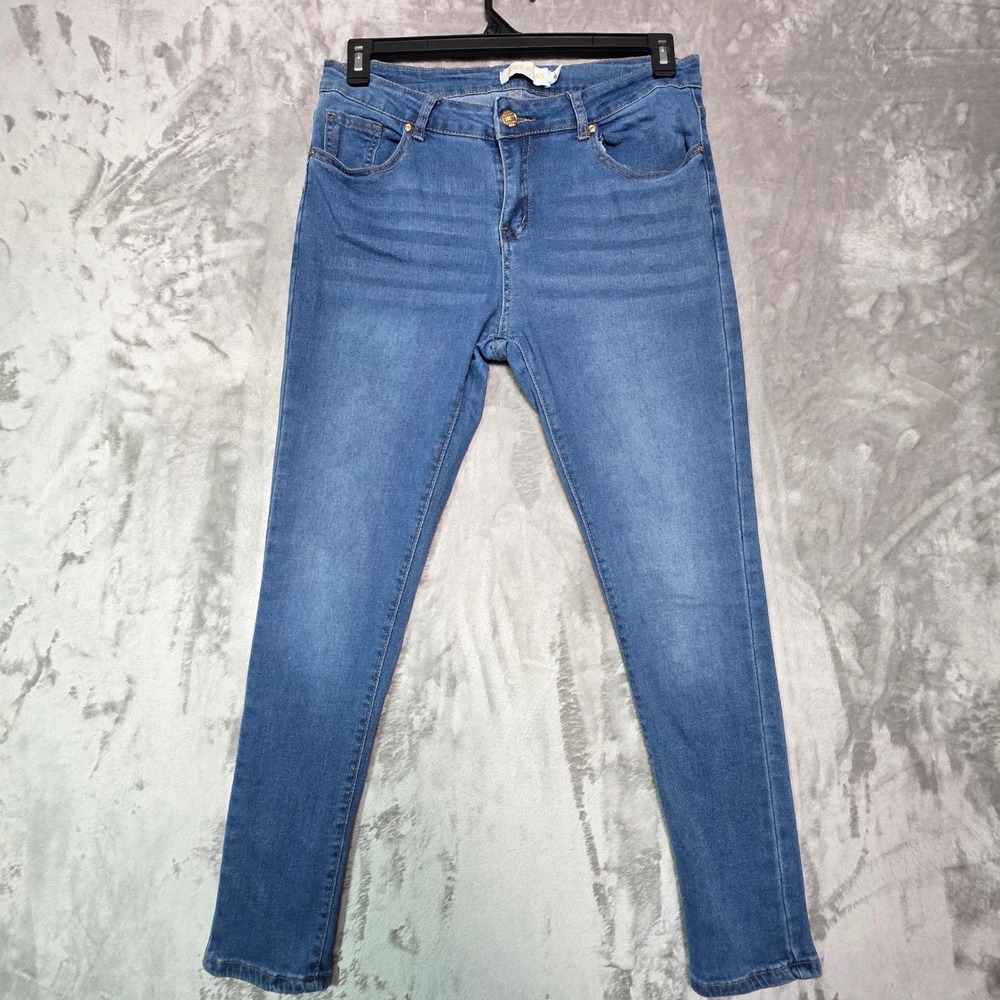 Buzz Jeans Womens Medium Wash Skinny Denim Stretch Jeans Size 15/16